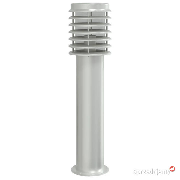 Lampa ogrodowa na słupku srebrna 60 stal mazowieckie Warszawa sprzedam