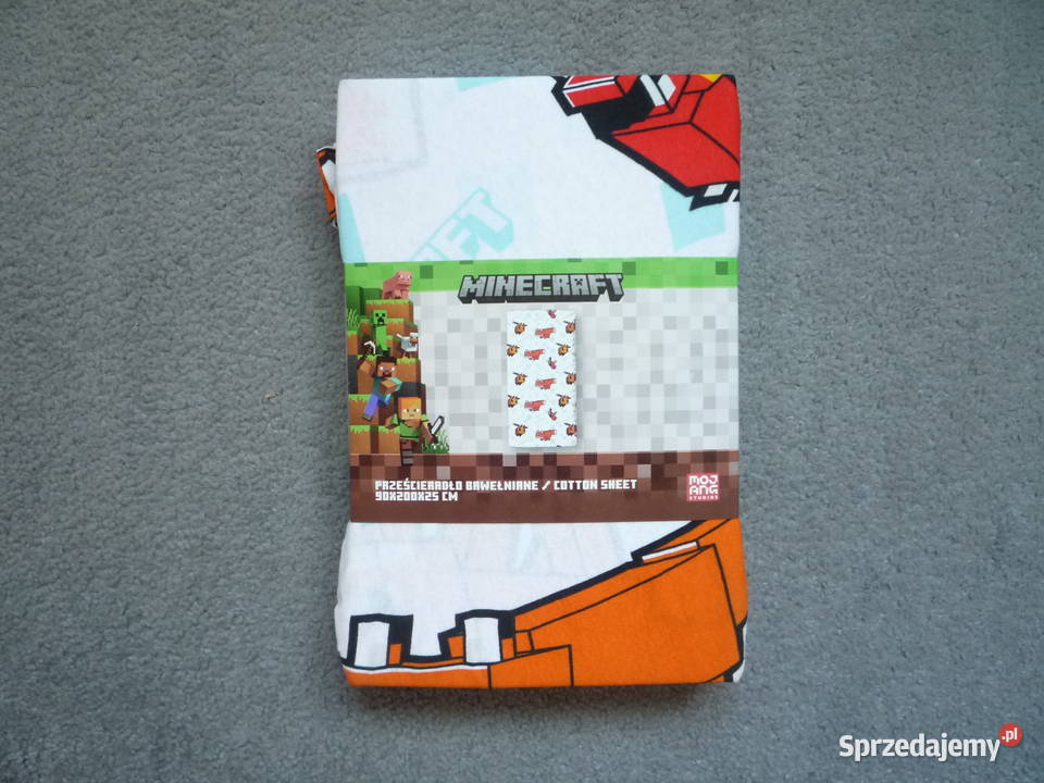 Minecratf Prześcieradło bawełniane jersey z Szczecin