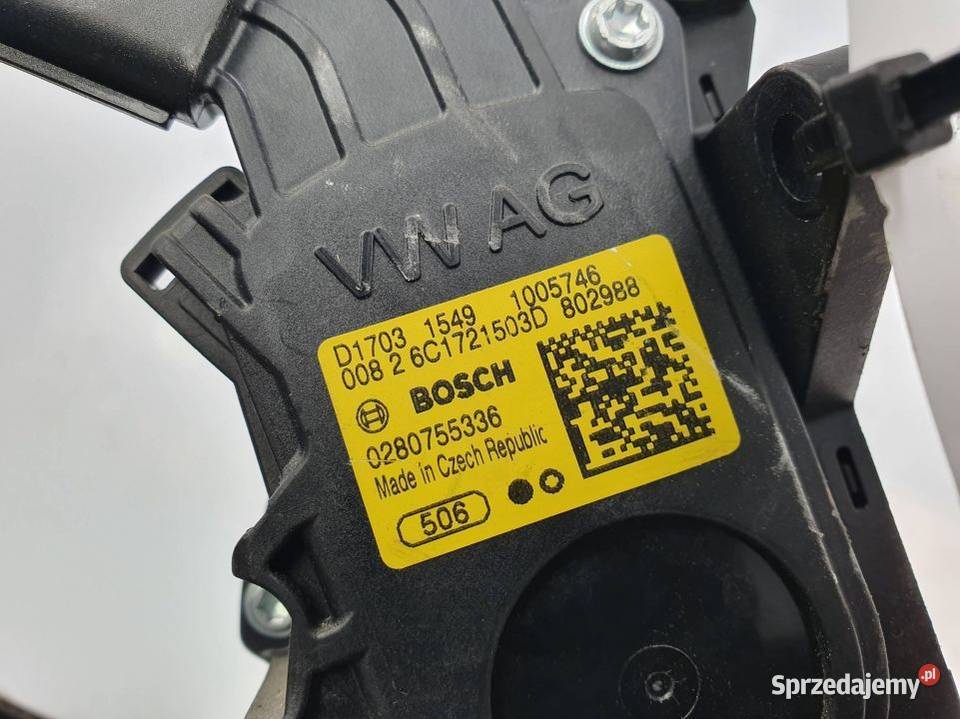 PEDAŁ SKODA RAPID 6C1721503D osobowe Lipno