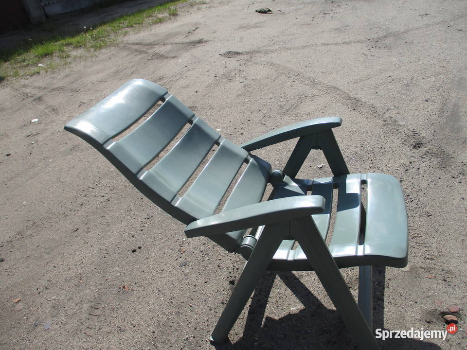Leżak plastikowy zielony lubuskie sprzedam