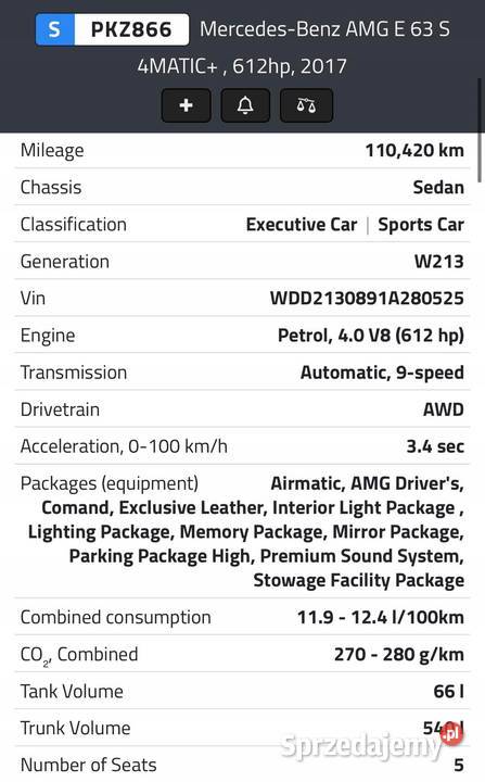 SILNIK Mercedes GLS X167 63 S AMG 40 V8 BITURBO