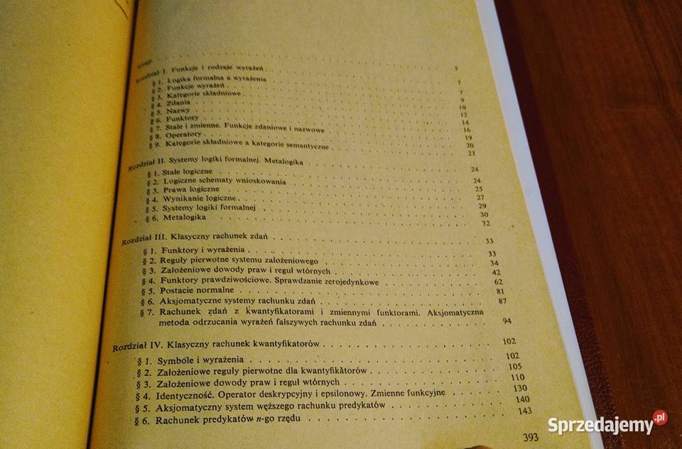 Logika formalna systemy logiczne wstęp do Książki naukowe i popularnonaukowe