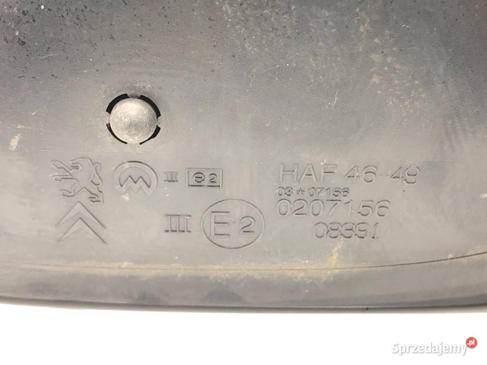 LUSTERKO PRAWY CITROEN C5 III Kombi LAKIER Lusterka zewnętrzne