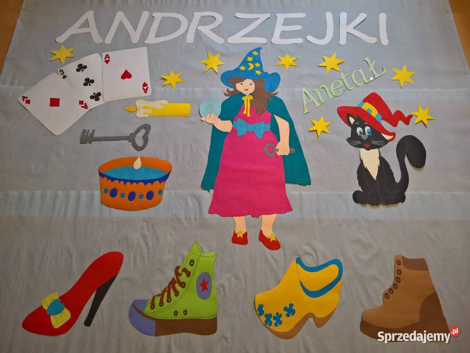 Dekoracje na Dzień Andrzejki z brystolu 504 102