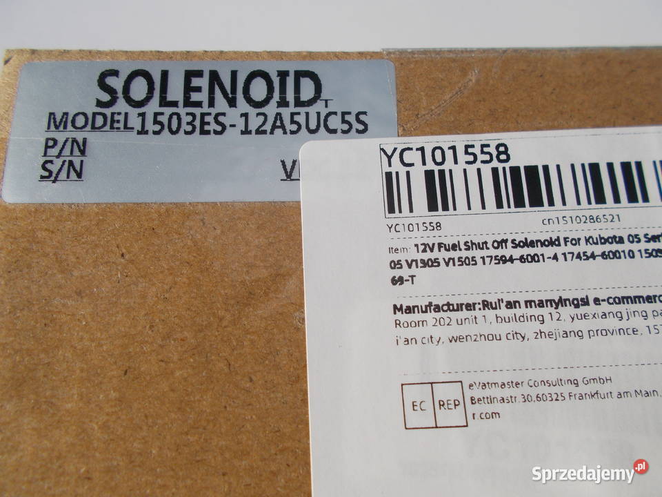 cewka gaszenia silnika kubota Kunów