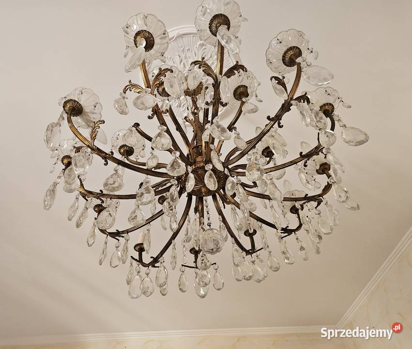 Luksusowy żyrandol kryształowy Maria Teresa 18 Wałbrzych