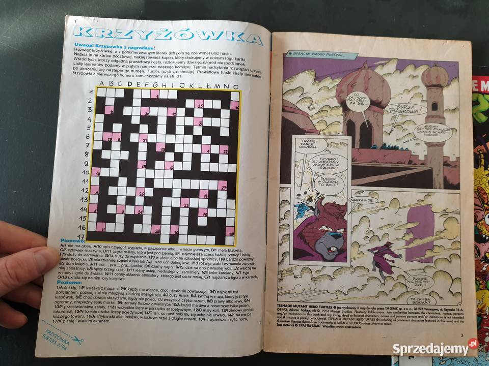 Teenage Mutant HeroTurtles 2 komiksy wydawnictwo pomorskie Gdynia