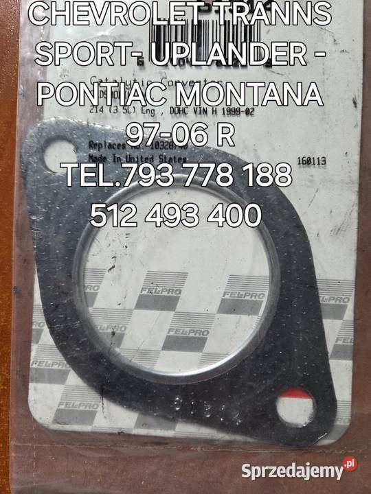 USZCZELKA RURY WYDECHOWEJ PONTIAC MONTANA Kawnice