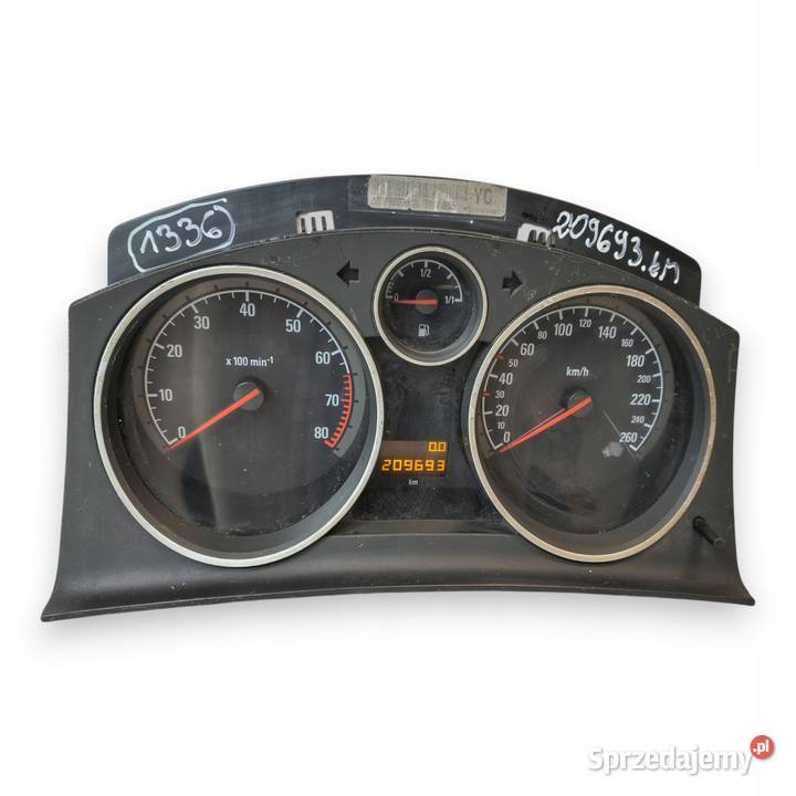 LICZNIK ZEGARY 13309002 YC Opel Astra H 16 18 lubelskie