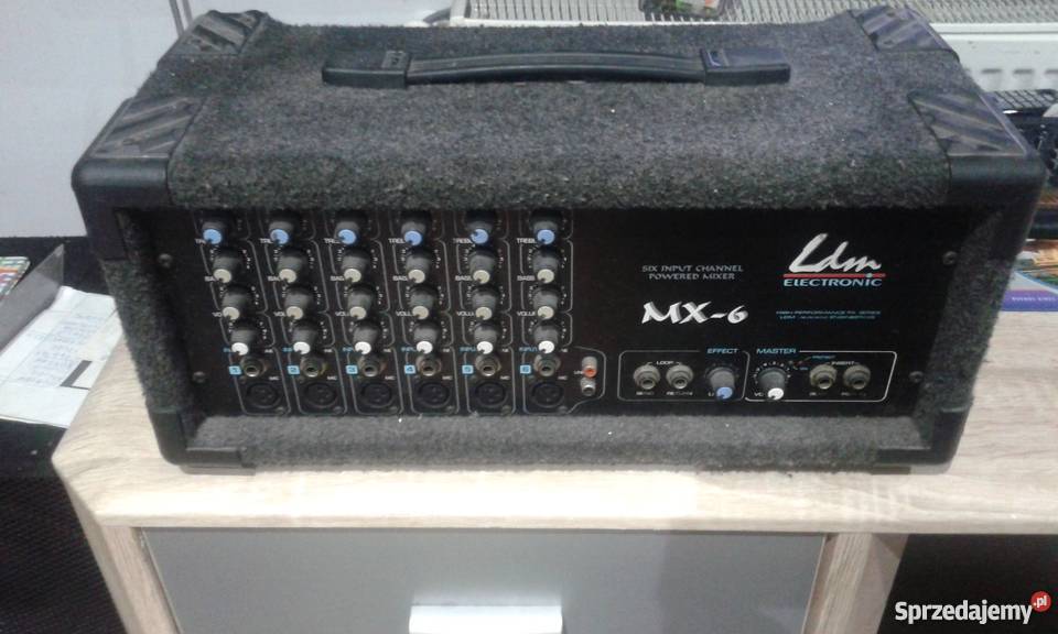 Powermixer Wzmacniacz LDM MX6 Sprzęt estradowy, studyjny i DJ-ski Muzyka