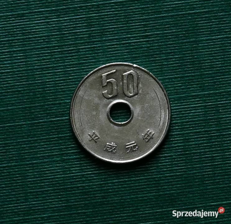 JAPONIA 50 jenów 1989r Gliwice