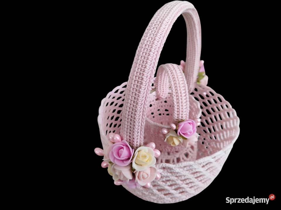 Koszyczki Wielkanocne zestaw mamy i coreczki różowy podkarpackie Ropczyce