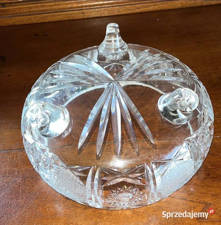 Misa kryształ Patera Przezroczysta Na 3 nóżkach pomorskie Gdańsk sprzedam