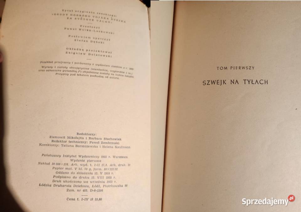 Przygody dobrego wojaka Szwejka Jarosław Hasek ISBN 9788375527162 Kielce sprzedam