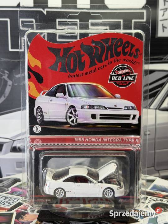 Hot Wheels RLC 1995 Honda Integra Type R White