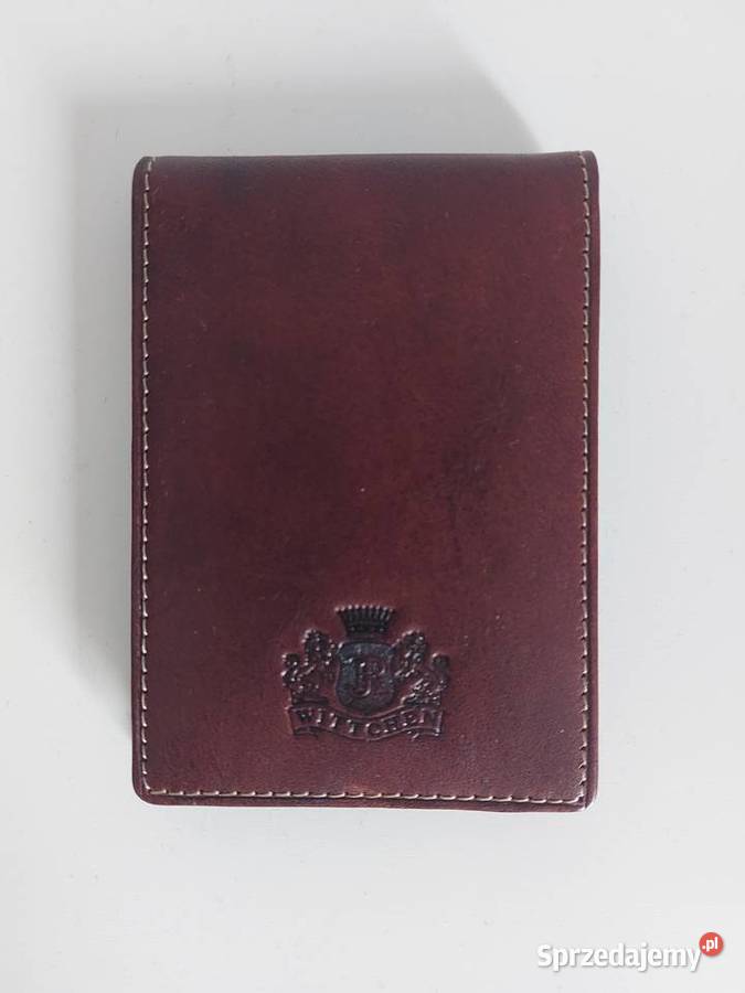 brązowy wizytownik Wittchen skóra notes męski wielkopolskie Poznań