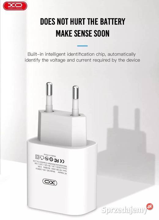 Szybka ładowarka sieciowa typeC USBC QC30 PD 18W Ładowarki