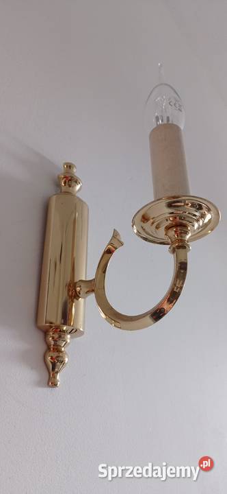 Mosiężny kinkiet kujawsko-pomorskie Włocławek