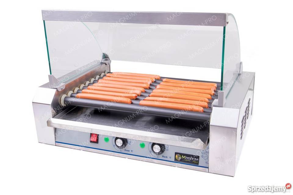 TEFLONOWY PODGRZEWACZ ROLKOWY DO PAROWEK HOTDOG Poczesna