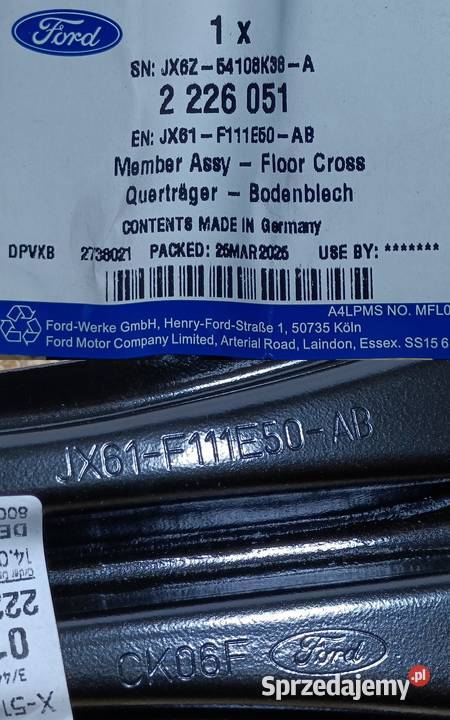 FORD FOCUS MK4 WSPORNIK PODPORA RURY WYDECHOWEJ Części montażowe Motoryzacja Pleszew