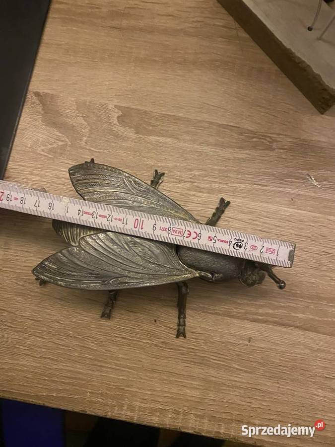 Stara popielniczka mucha pokryta patyną Kielce