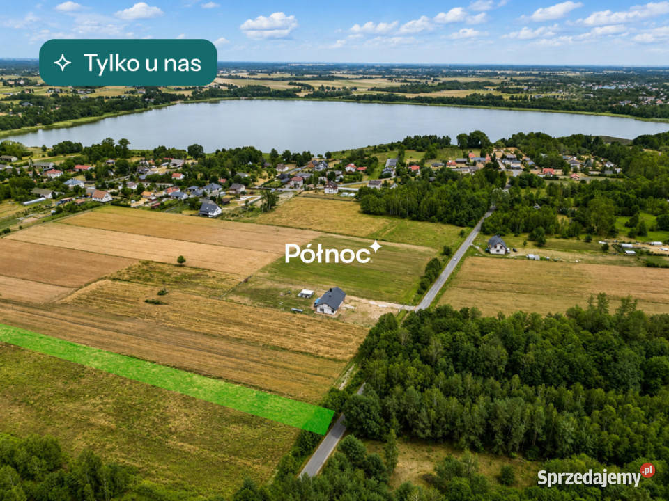 Działka jeziorem Kunów 4350 m sprzedam
