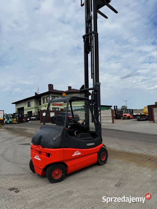 wózek widłowy elektryczny LINDE E25 Triplex 590m Linde Wózki widłowe łódzkie Działoszyn