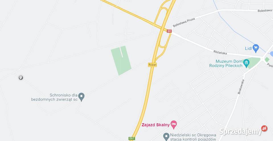 Duża działka w rejonie Wiśniowej 55 m2 Ostrów Ostrów Mazowiecka