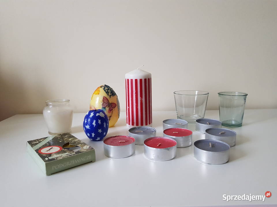 Mix świeczki świeczniki tealighty Warszawa