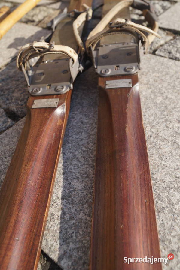 Stare narty jesionowe 200 C H Neumann Sohne Pruchnik