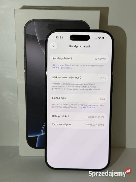 iPhone 16 Pro 256GB Idealny Stan Apple / iPhone wielkopolskie Kalisz