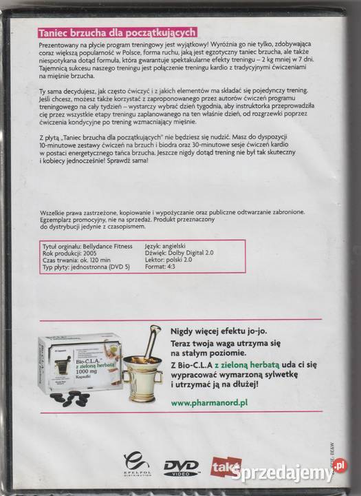 Kurs shape poleca taniec brzucha DVD Pruszków