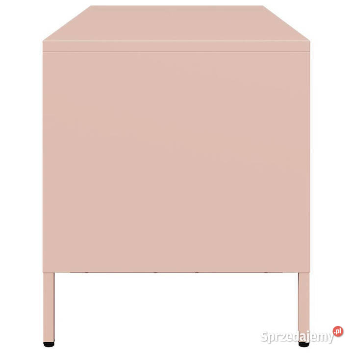 Szafka RTV różowa 1015x39x435 stal walcowana na mazowieckie Warszawa