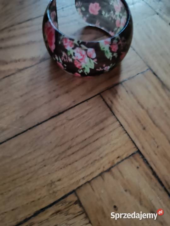 Bransoletka kolorowa w kwiaty Gdańsk sprzedam