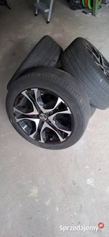 Alufelgi Spath SP29 17 5x108 Ford Peugeot Czarne Błoto