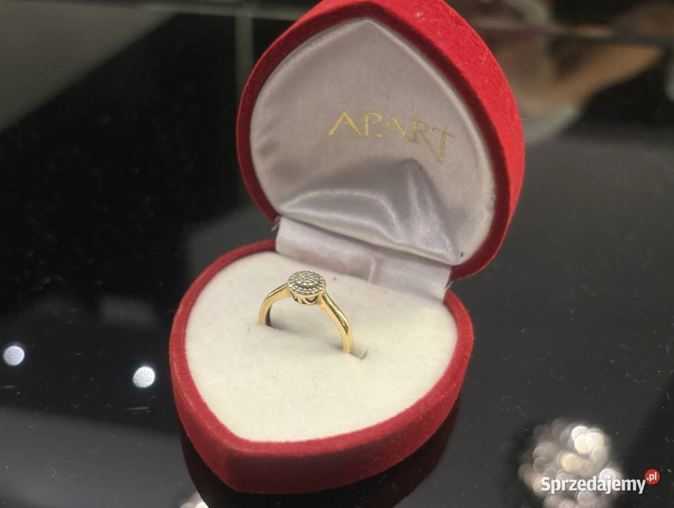 Złoty pierścionek zaręczynowy Łódź