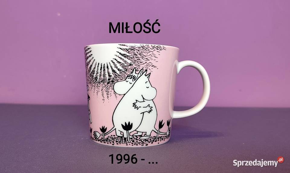 MUMINKI kubek Moomin Arabia Finland MIŁOŚĆ Love Jasień