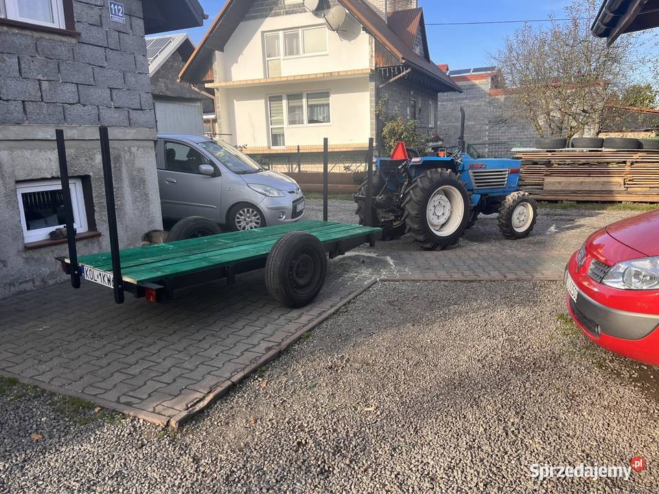 Przyczepa lesna sadownicza na metry metrówki Olkusz
