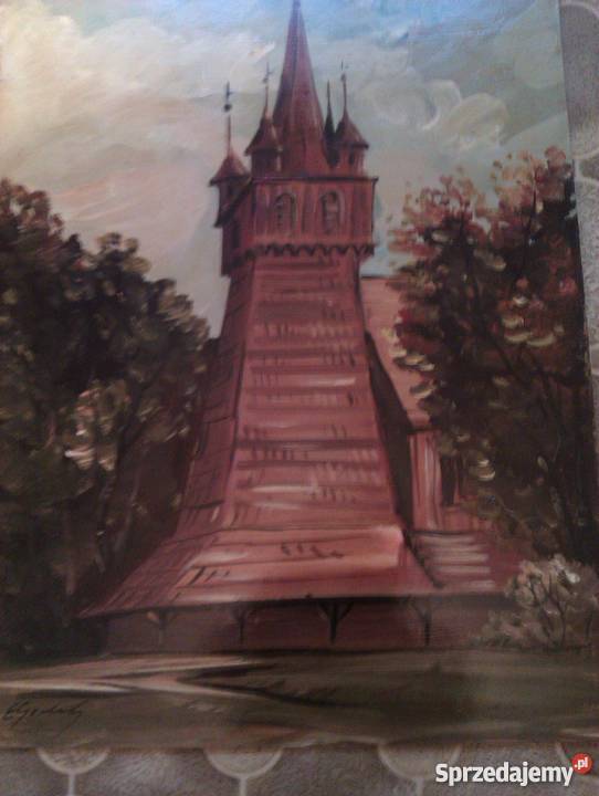 obraz olej EGerlach cerkiew Malarstwo