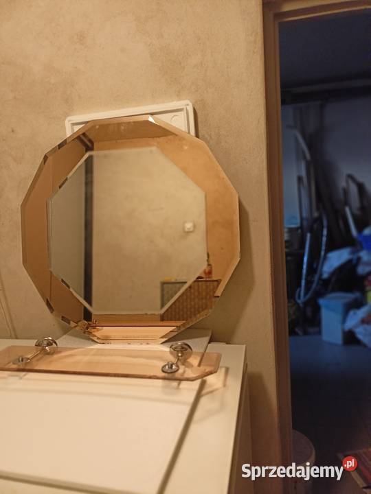 Lustro włoskie łazienkowe z półką Kraków