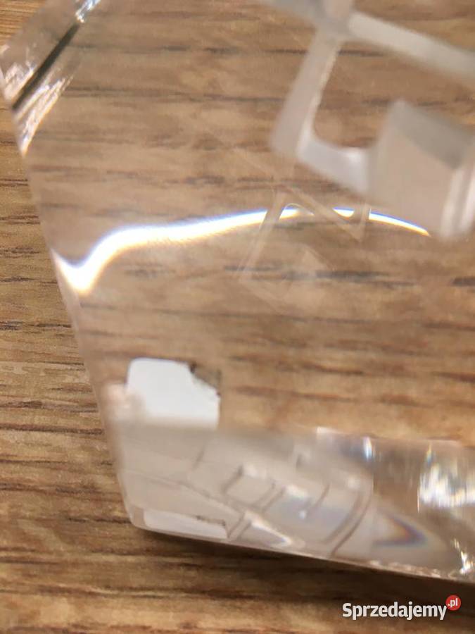 Klucz wiolinowy Mats Jonasson kryształ przycisk Pruszcz Gdański