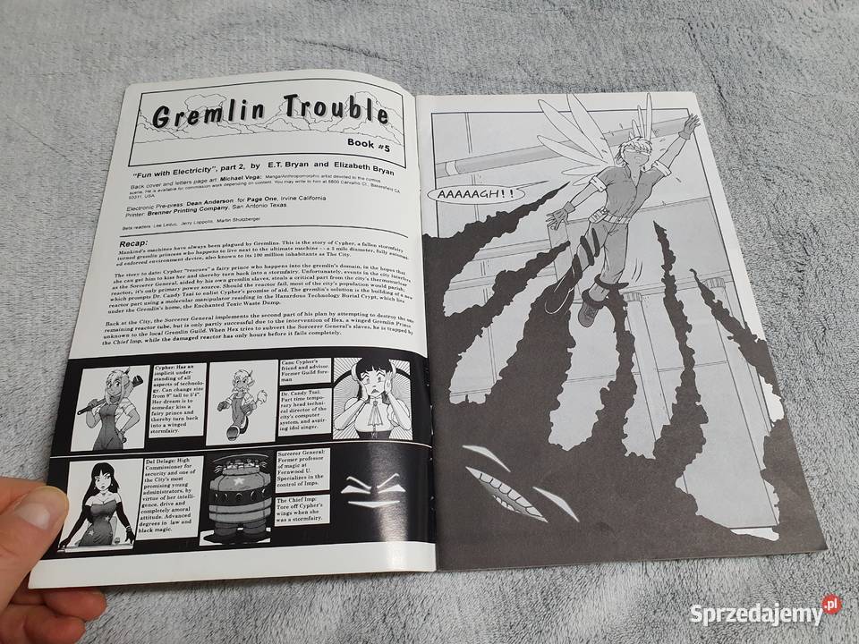 Gremlin Trouble Manga USA 1996 pomorskie Gdynia