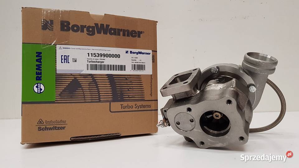 Turbosprężarka BorgWarner KKK Reman 11539900000 Siedlce