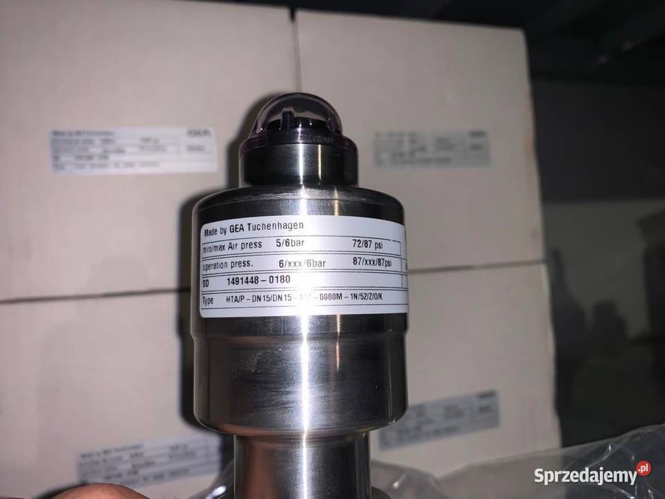 GEA 3WAY STERILE VALVE TYPE HTA P DN15 DN15 MZ mazowieckie Warszawa