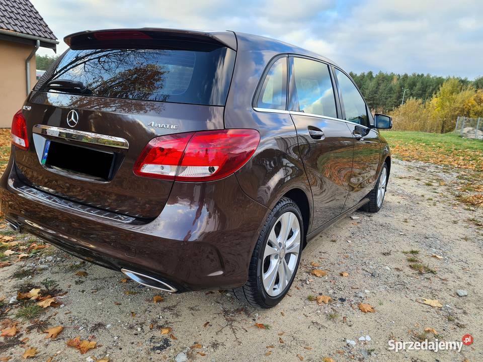 Mercedes B250 4matic 20 benzyna Automat Skóry aluminiowe felgi warmińsko-mazurskie