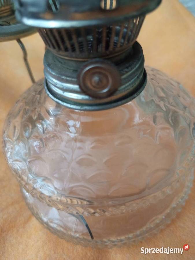 Lampa naftowa z lustrem vintage Warszawa