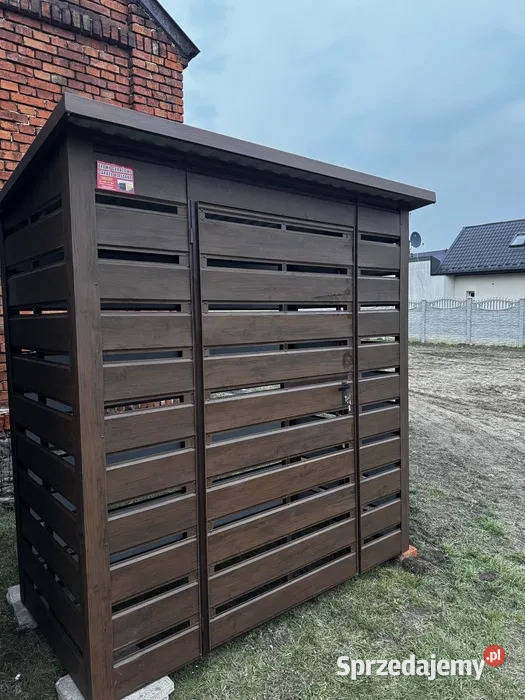 Domek ROD na narzędzia działke drewno Warszawa