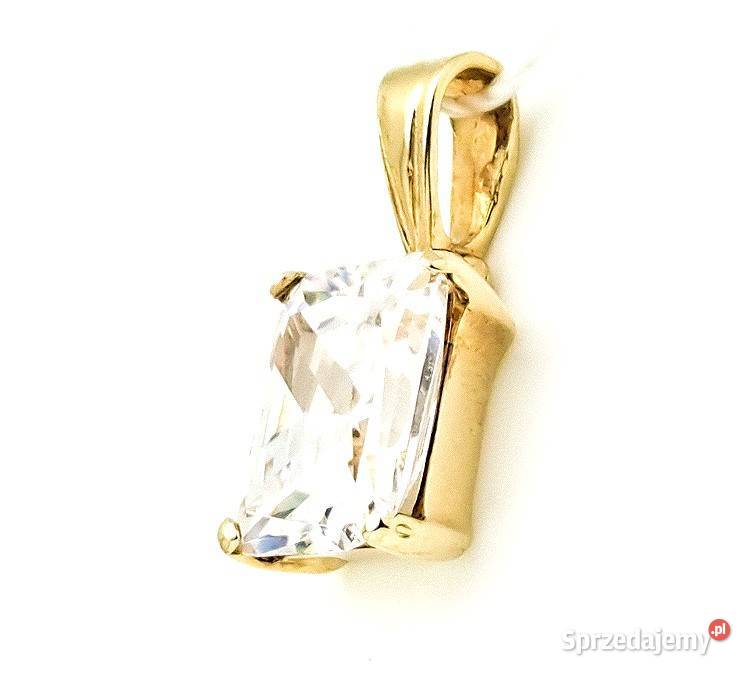 Wisiorek Złoty pr585 z kamieniem Z218