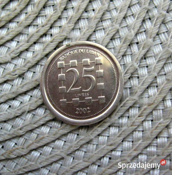 Liban 25 Liwrów 2002r Ładna Kalisz