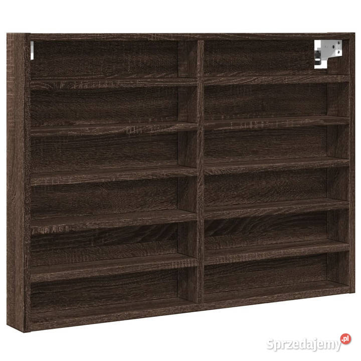 Witryna brązowy dąb 80x85x58 materiał Kredensy i witryny mazowieckie Warszawa